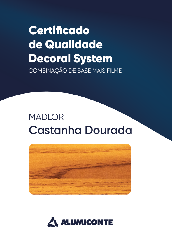 Certificado de Qualidade Madlor Castanha Dourada